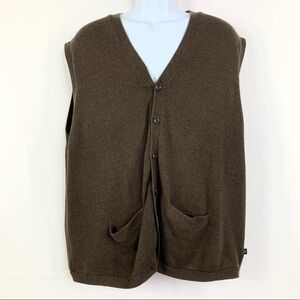 Chaps Men’s Shirt Brown Sleeveless Sz XXL